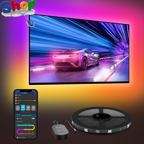Led backlight 4m rgbic - backlight,,